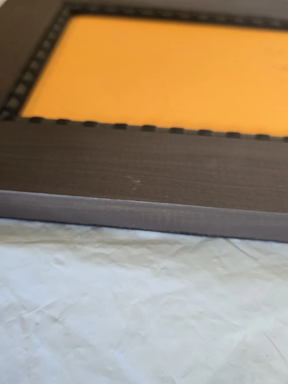 Classic Wooden Picture Frame - Dark Brown 5x7 Photo New Heavy Wood